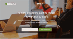 Desktop Screenshot of docas.dk